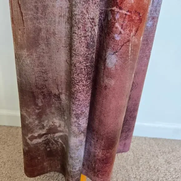 Vintage Y2K Fairy Regency Maxi Dress Purple Floral Forest Romantic Women Small - Picture 9 of 13